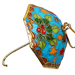 Schirmchen, Schirm, Deko, Emaille, Cloisonne, 6265